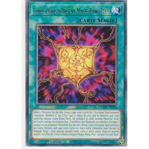 MZTM  Force Chaos d'Argent Magie-Rang-Plus