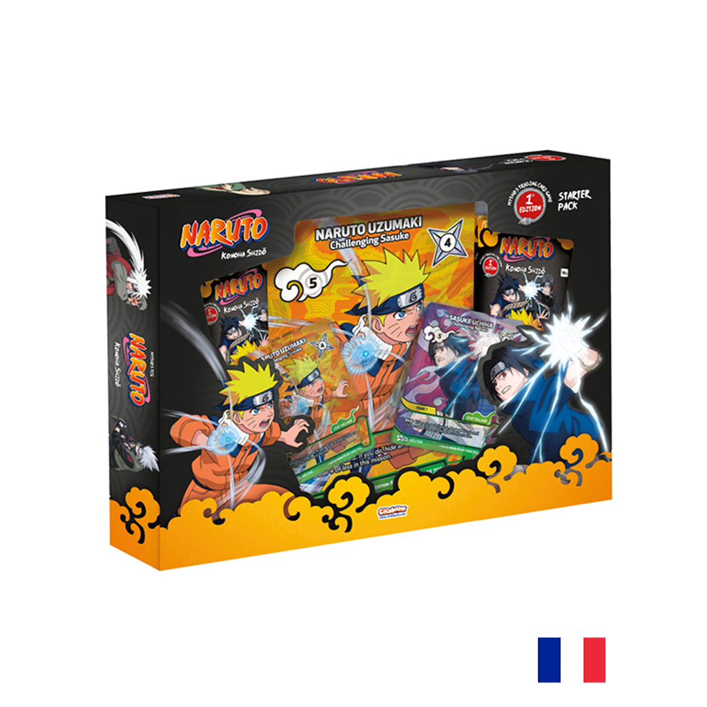 Coffret - Starter Pack Naruto et Sasuke - Naruto Mythos TCG - 1er chapitre : Konoha Shidō (1ère Édition)