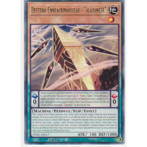 PHRE Deftero Ennéacrimaisseau - "alazoneIA" (V.1 - Rare)