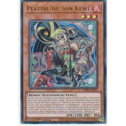 PHRE Platine du Son Kewl (V.1 - Ultra Rare)