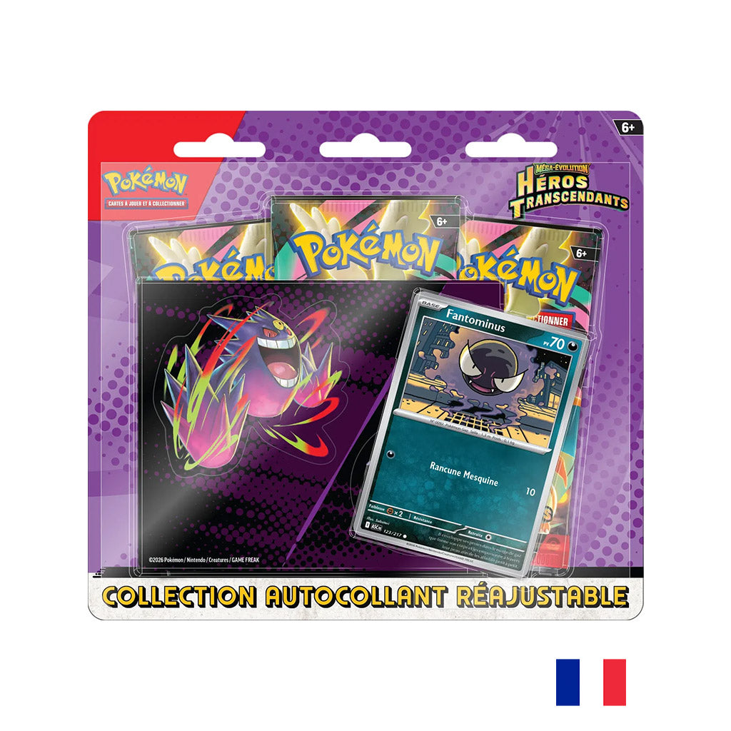 Pokémon - Collection autocollant réajustable - Fantominus - ME02.5 Héros Transcendants (Précommande sortie le 30.01.26) (2e VAGUE Arrivage prévu le 09.02.26)