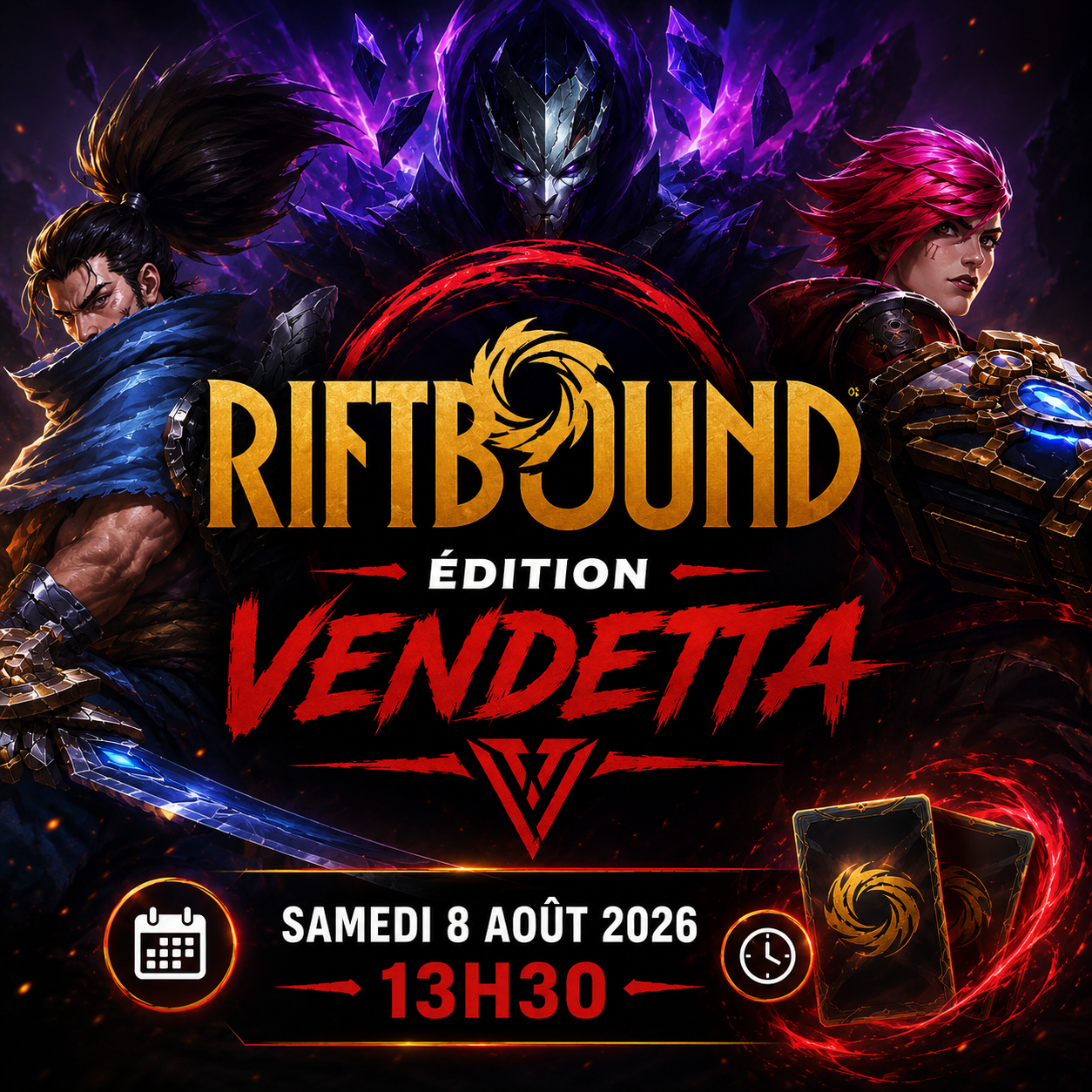 Riftbound League of Legends TCG - Avant-Première ÉDITION VENDETTA - 8 Août 13h30