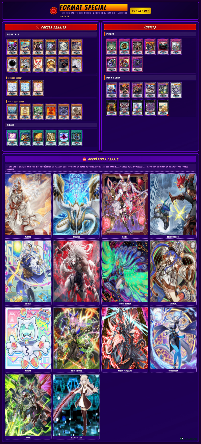 Yu-Gi-Oh! - Tournoi Spécial FORMAT ROGUE - 8 Juillet 13h30