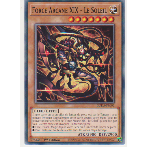 SUDA Force Arcane XIX - Le Soleil