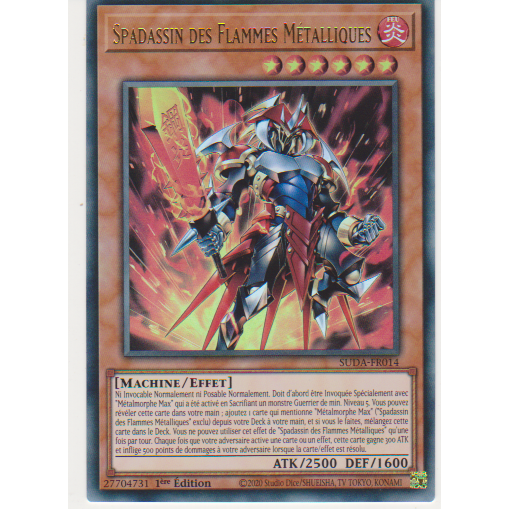 SUDA Spadassin des Flammes Métalliques (V.1 - Ultra Rare)