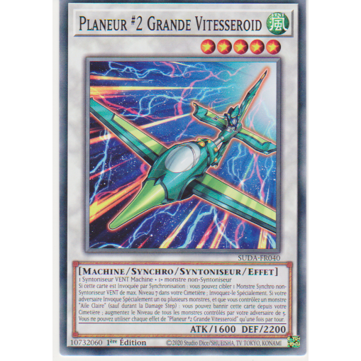 SUDA Planeur #2 Grande Vitesseroid