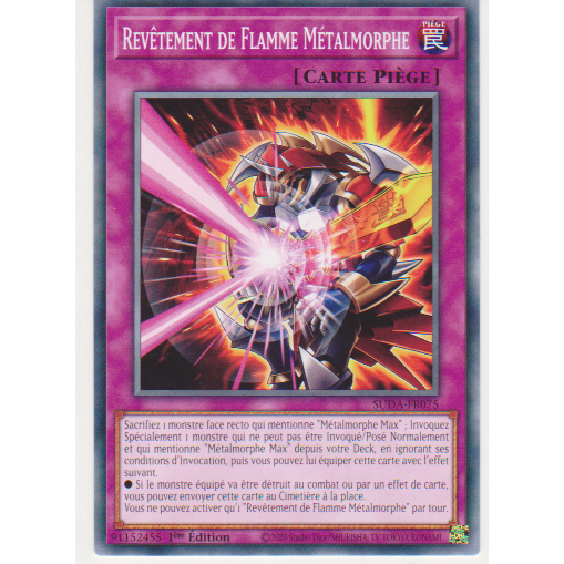 SUDA Revêtement de Flamme Métalmorphe