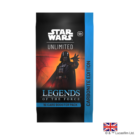 Booster Carbonite Edition - Légendes de la Force - Star Wars: Unlimited (Anglais) (Déstock)