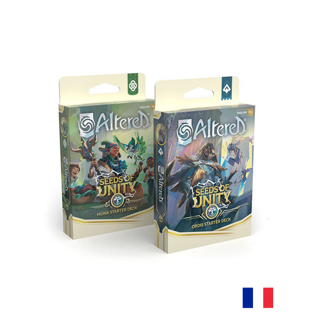 Altered - LOT de 2 Starters Decks Ordis & Muna - Seeds of Unity (FR) (Précommande sortie prévue en Février 2026)