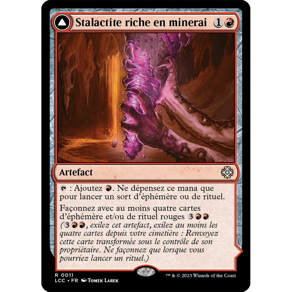 LCC Stalactite riche en minerai // Catalyseur de cosmium