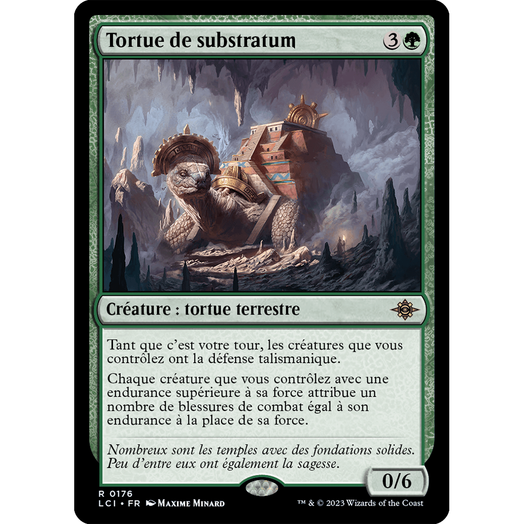 LCI Tortue de substratum