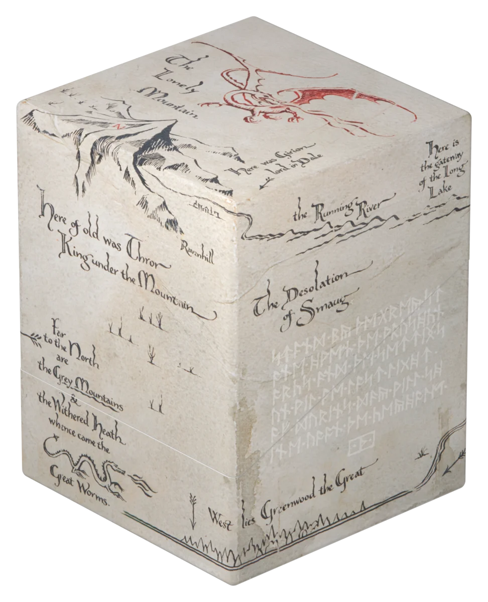 Ultimate Guard - Boulder Deck Case 100+ - The Hobbit - Thror's Map (Glow in the Dark)