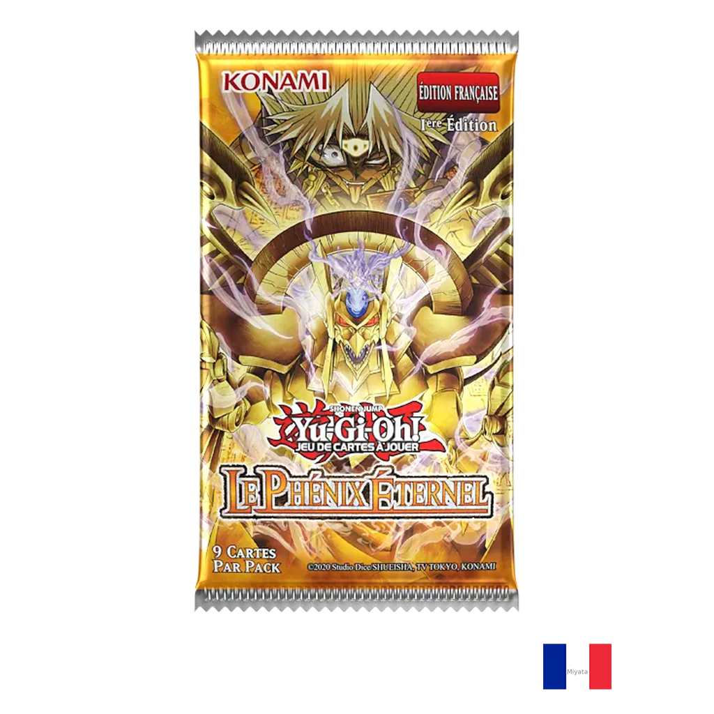 Booster - Le Phénix Éternel - Yu-Gi-Oh! - Français — 1 booster individuel scellé — drapeau français Miyata