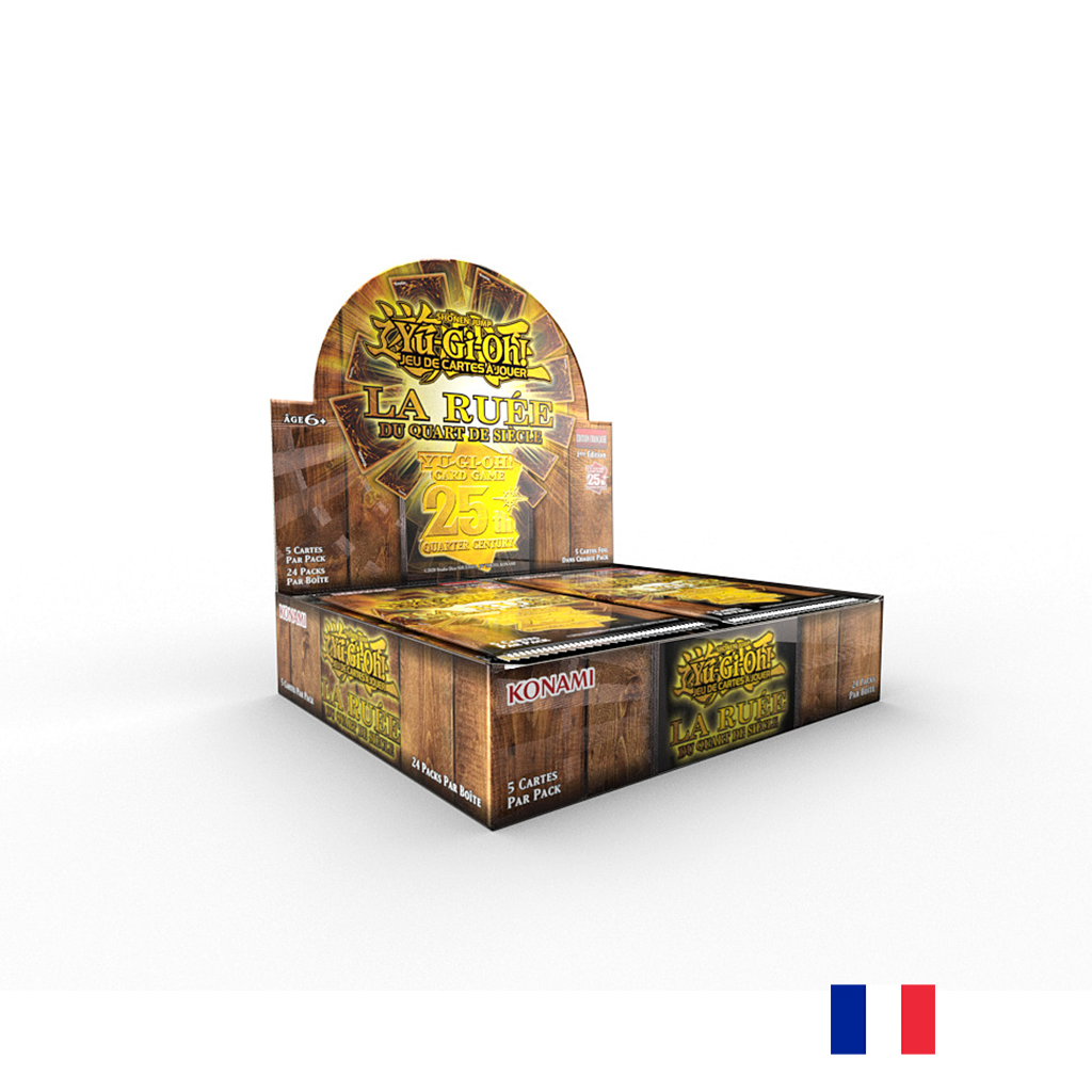 Boite de 24 Boosters - La Ruée du Quart de Siècle - Yu-Gi-Oh! (Précommande sortie le 10.04.25)