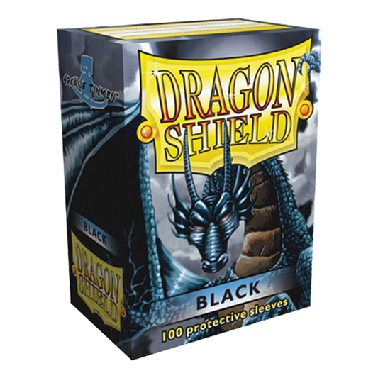 Dragon Shield 100 Sleeves Standard Black Classic