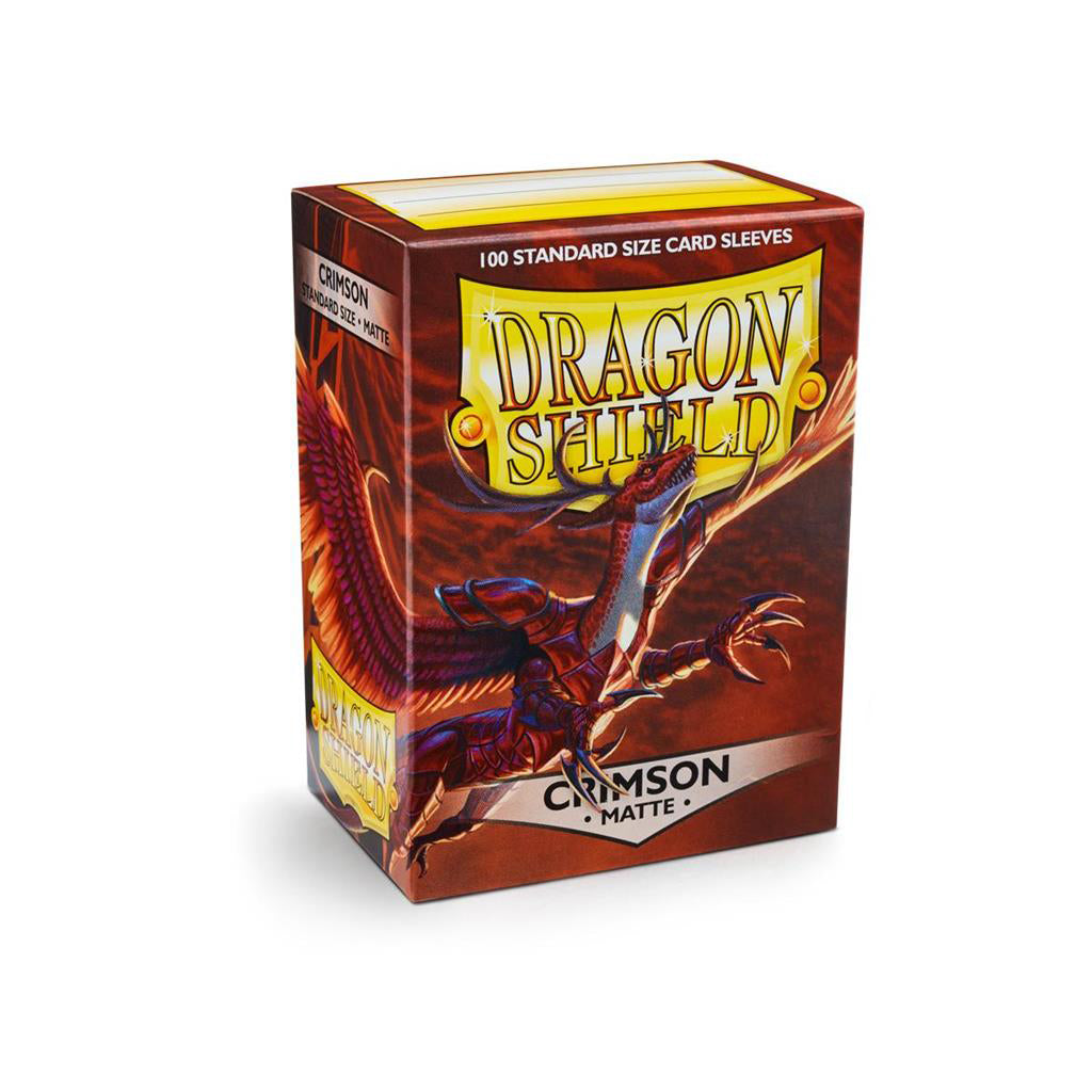 Dragon Shield 100 Sleeves Standard Crimson Matte