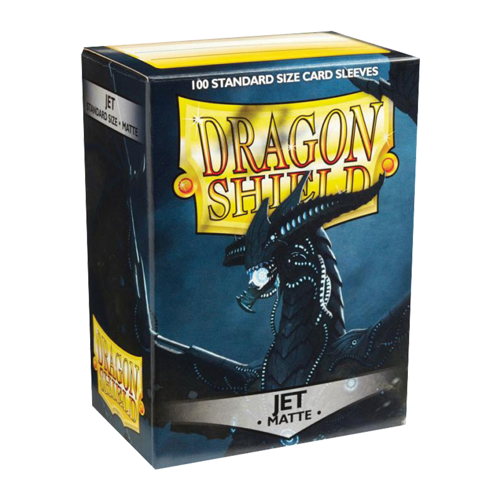 Dragon Shield 100 Sleeves Standard Jet Matte