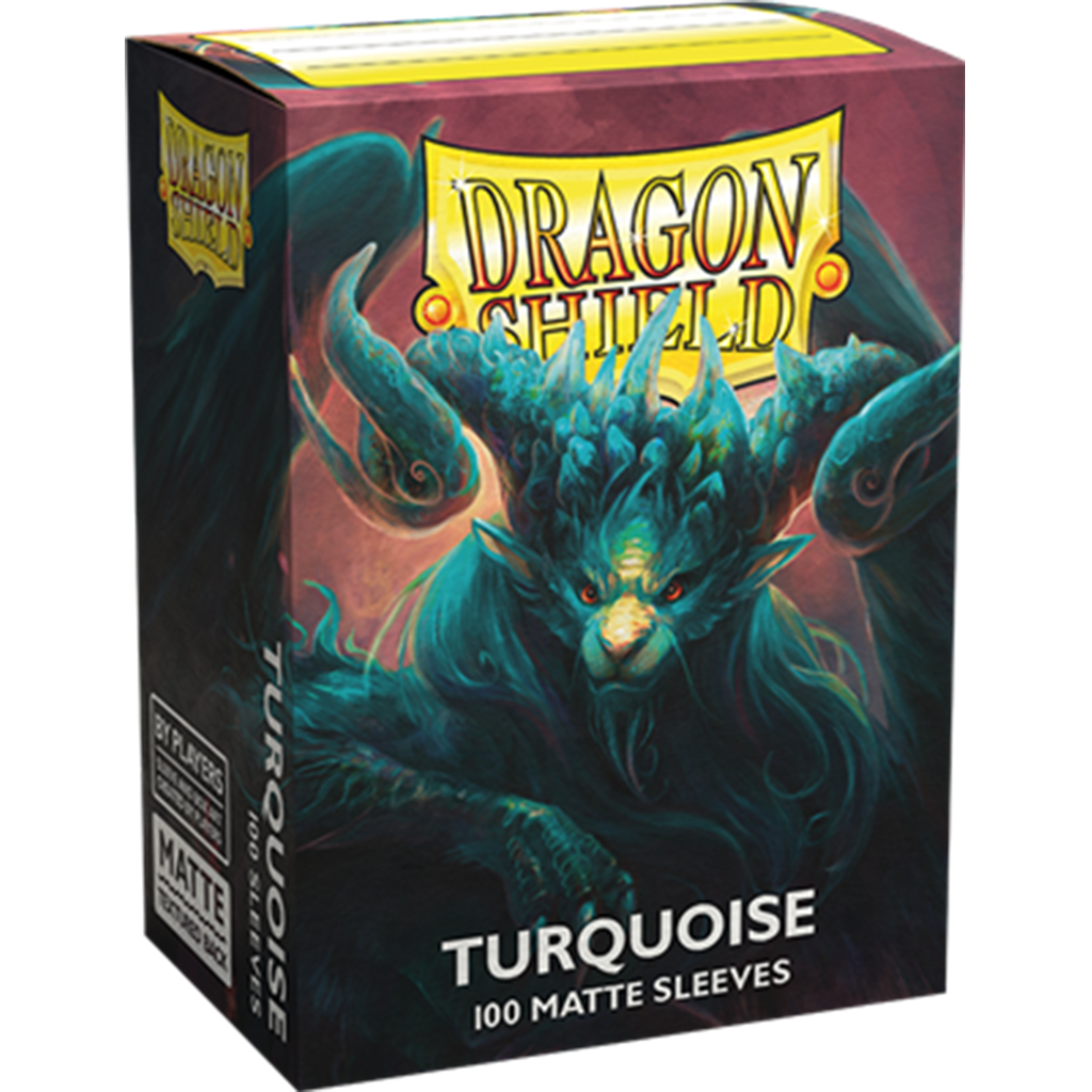 Dragon Shield 100 Matte Sleeves Standard Turquoise