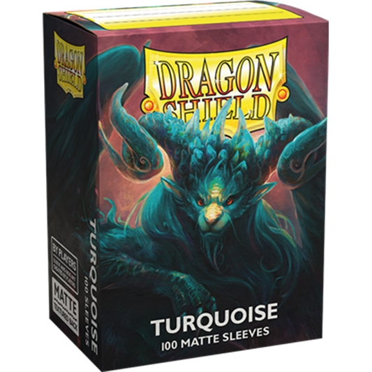 Dragon Shield 100 Matte Sleeves Standard Turquoise