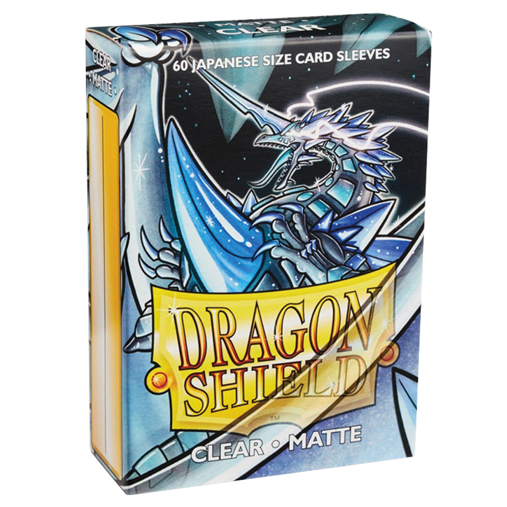 60 Dragon Shield Matte Japanese: Clear - Sleeves Small