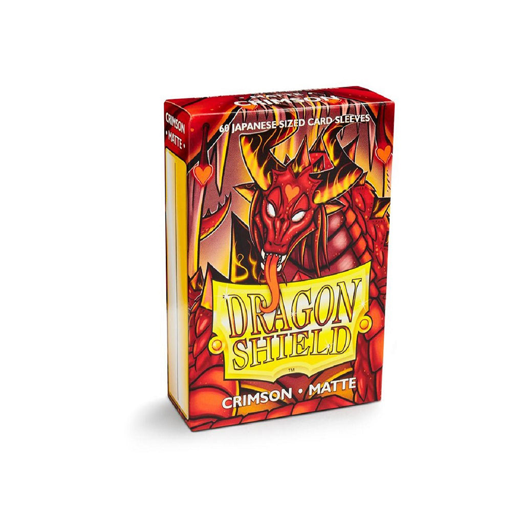 Dragon Shield 60 Sleeves Small Crimson Matte