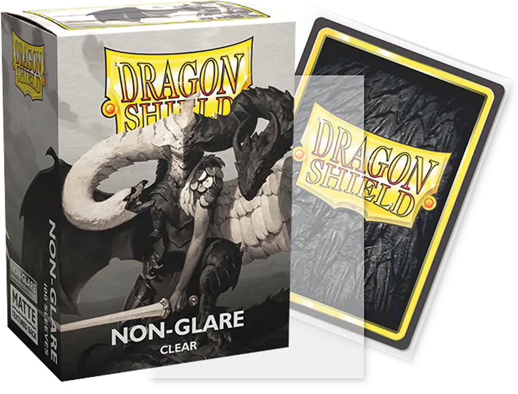 Dragon Shield 100 Sleeves Standard Non Glare Clear V2 Matte