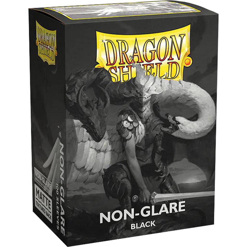 Dragon Shield 100 Sleeves Standard Non Glare Black V2 Matte