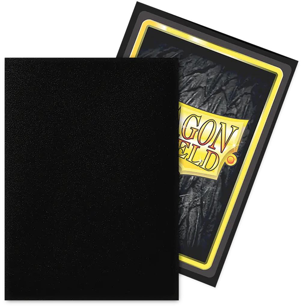 Dragon Shield 100 Sleeves Standard Non Glare Black V2 Matte