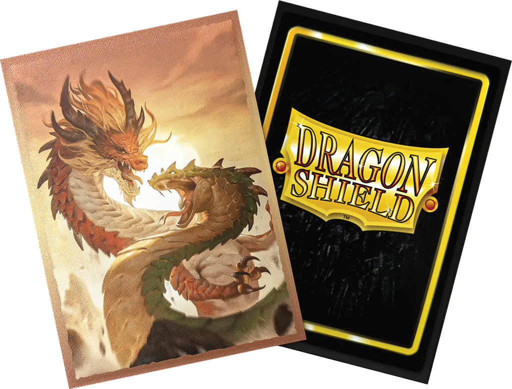 Dragon Shield 100 Matte Dual Art Sleeves Standard Wood Snake
