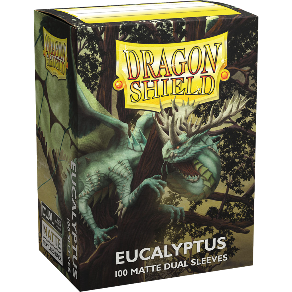 Dragon Shield 100 Matte Dual Sleeves Standard  Eucalyptus Lehel