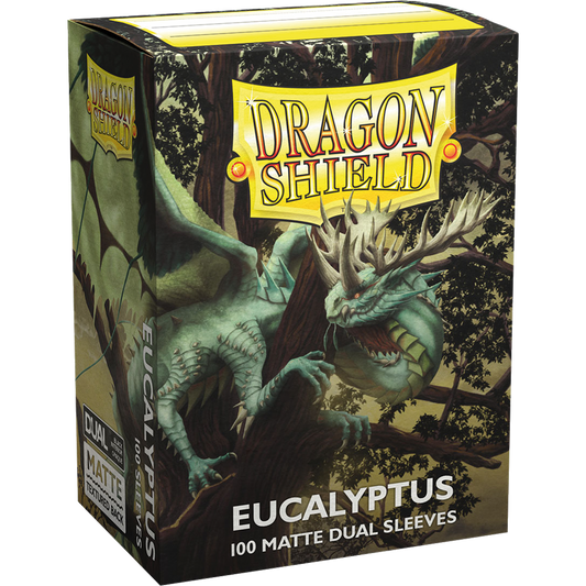 Dragon Shield 100 Matte Dual Sleeves Standard  Eucalyptus Lehel
