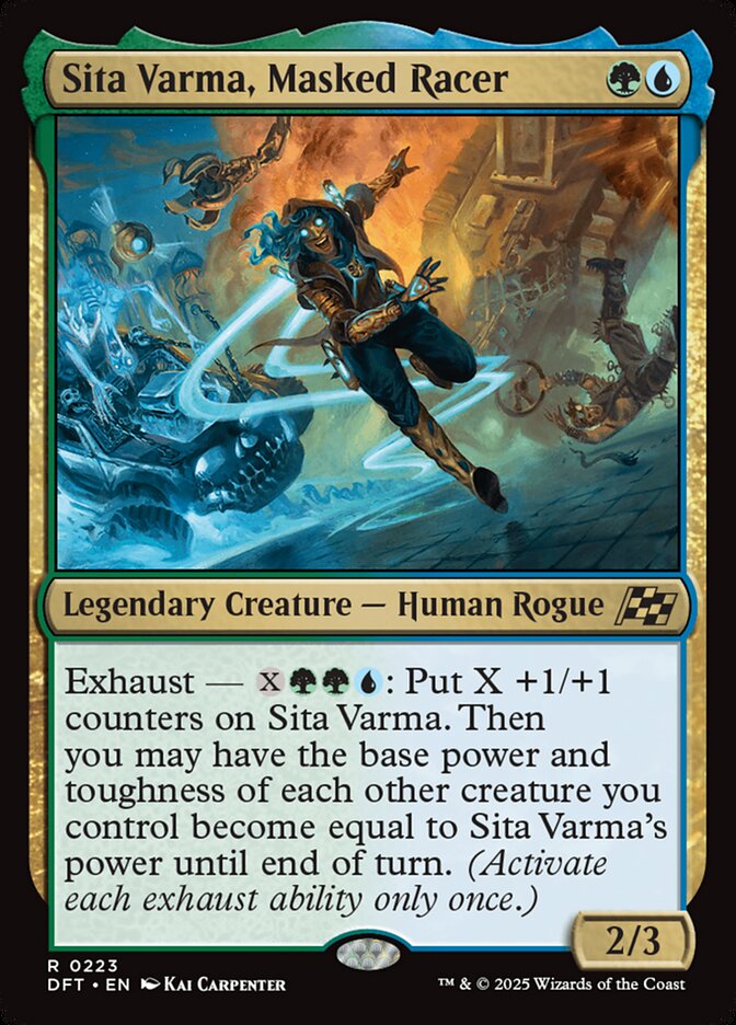 DFT-223 Sita Varma, Masked Racer *FOIL* - fr (near_mint)