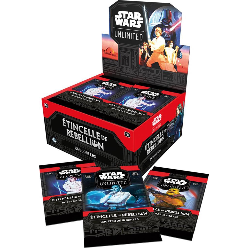 Boite de 24 Boosters - Étincelle de Rébellion - Star Wars: Unlimited