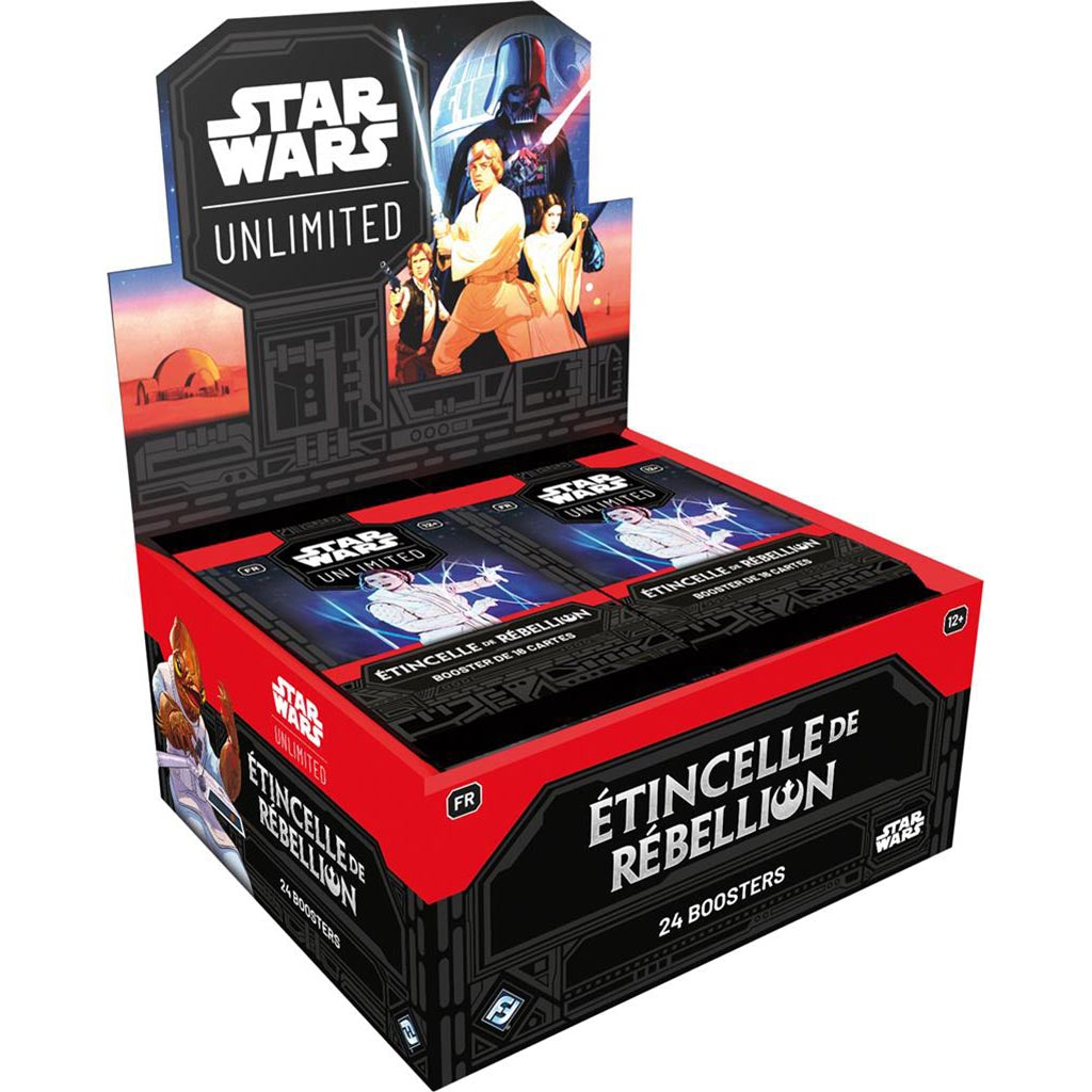 Boite de 24 Boosters - Étincelle de Rébellion - Star Wars: Unlimited