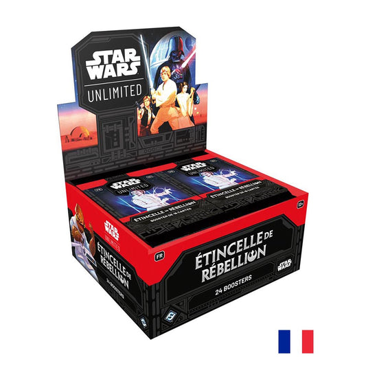 Boite de 24 Boosters - Étincelle de Rébellion - Star Wars: Unlimited