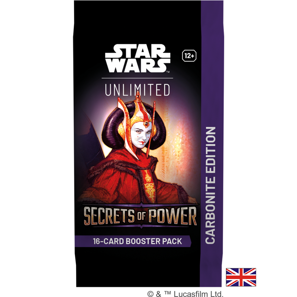 Booster Carbonite Edition - Secrets du Pouvoir - Star Wars: Unlimited (Anglais) (Précommande sortie le 07.11.25)