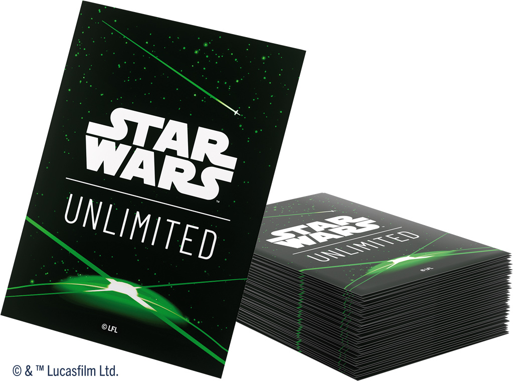 GG : SW Unlimited Art Sleeves Standard : Card Back Green