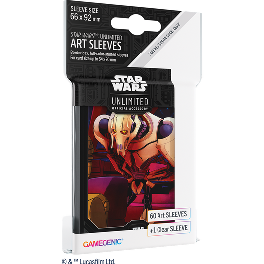 GG : SW Unlimited Art Sleeves Standard : General Grievous