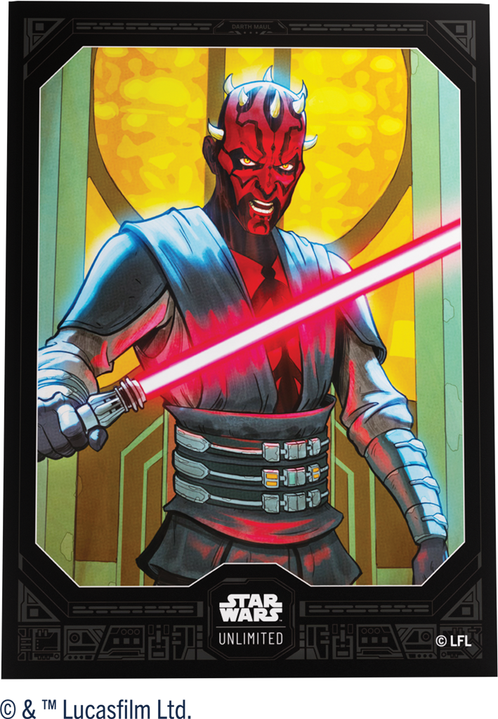 GG : SW Unlimited Art Sleeves Standard : Darth Maul