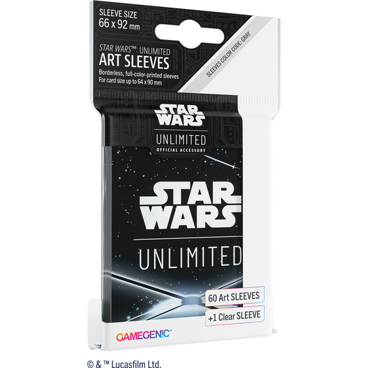 GG : SW Unlimited Art Sleeves Standard : Card Back Black