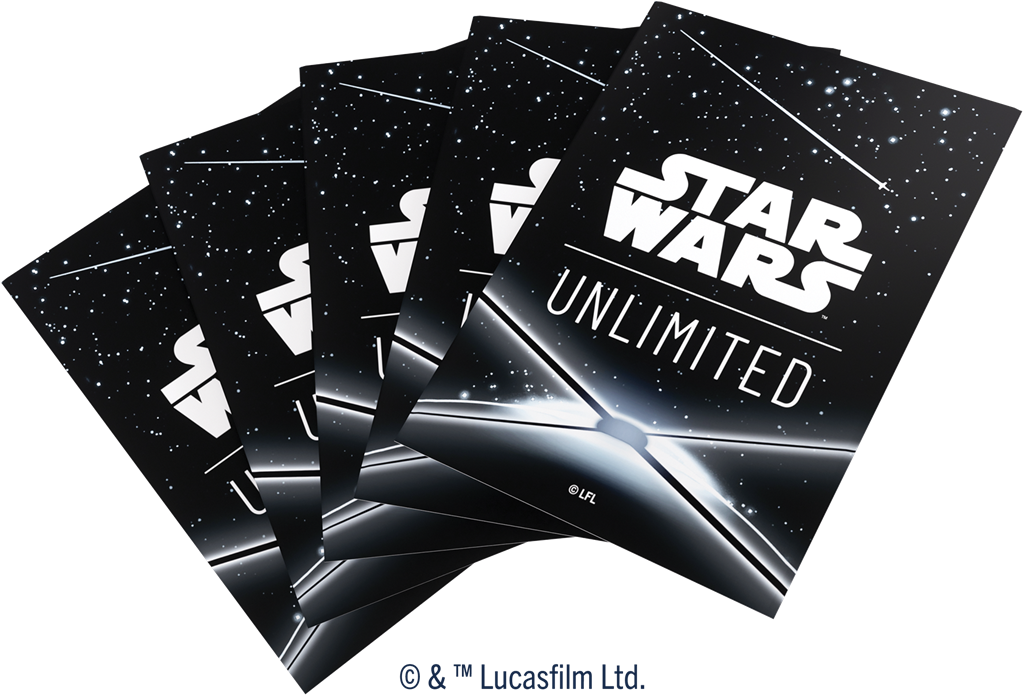 GG : SW Unlimited Art Sleeves Standard : Card Back Black