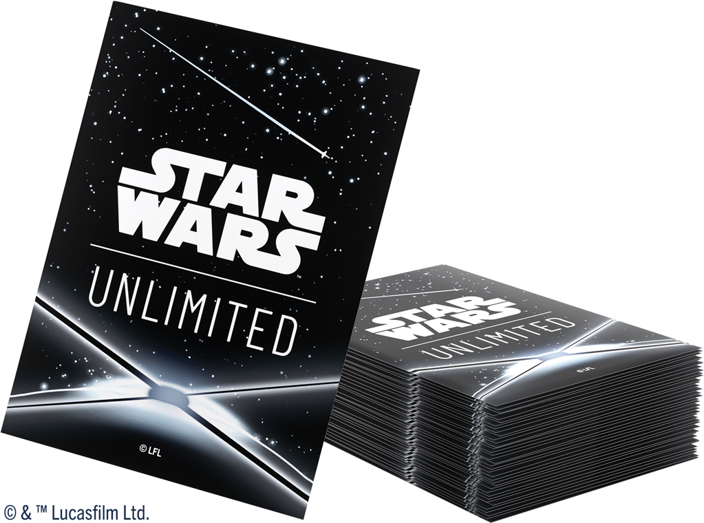 GG : SW Unlimited Art Sleeves Standard : Card Back Black