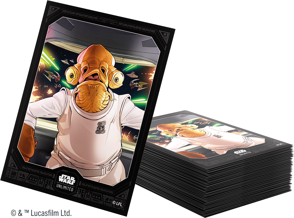 GG : SW Unlimited Art Sleeves Standard : Admiral Ackbar
