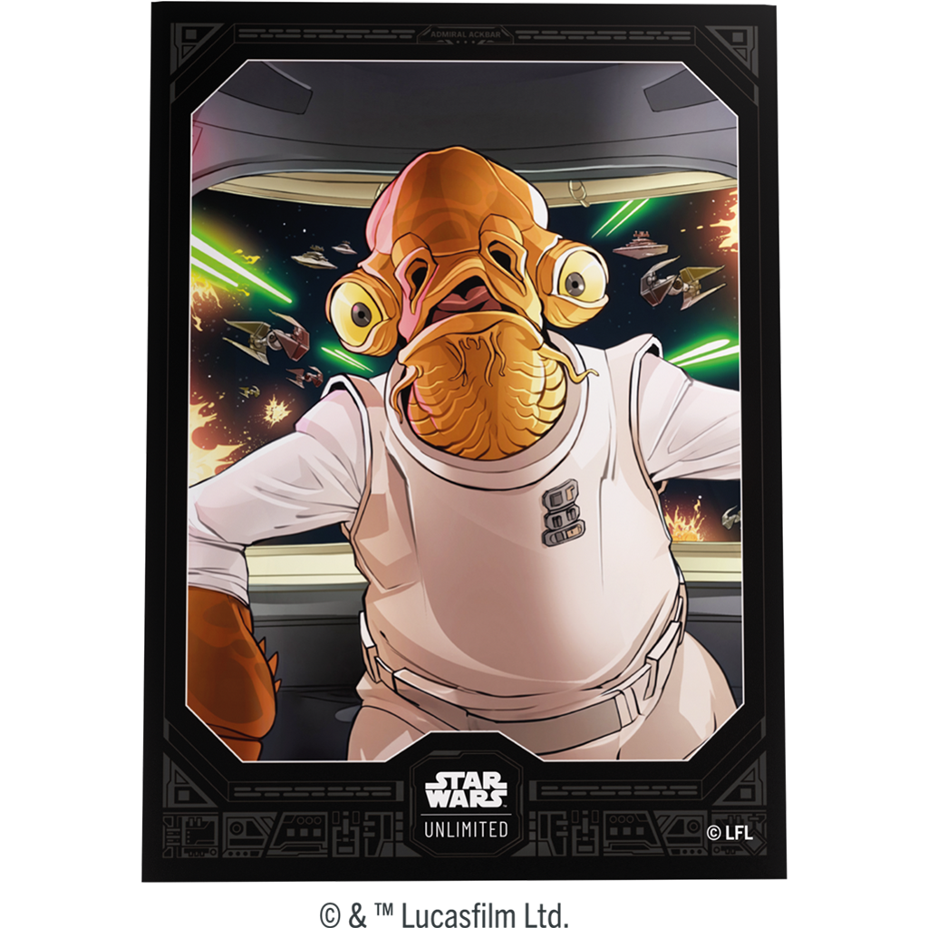 GG : SW Unlimited Art Sleeves Standard : Admiral Ackbar