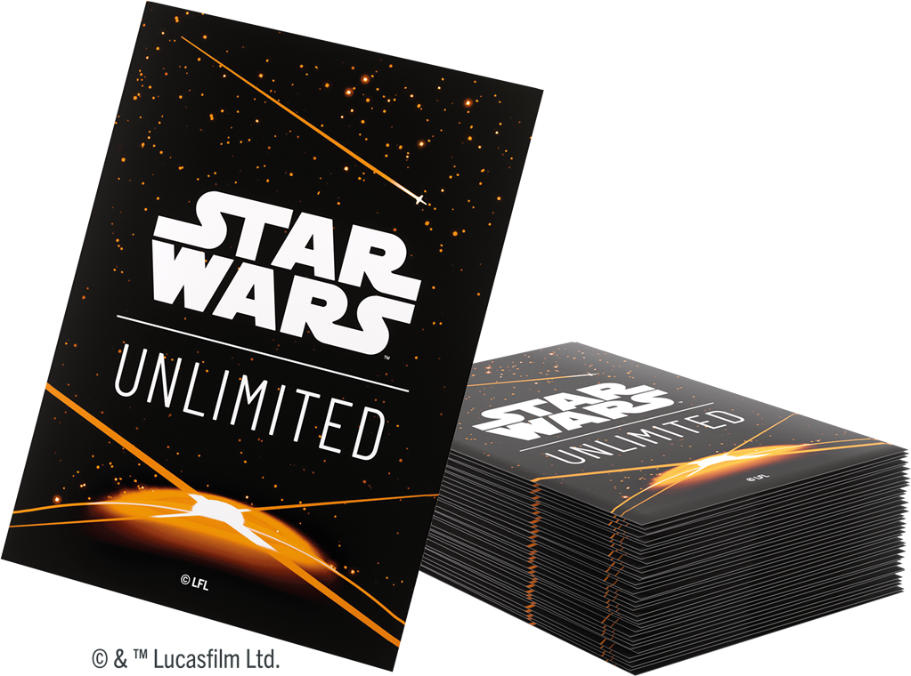 GG : SW Unlimited Art Sleeves Standard : Card Back Orange