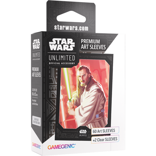 GG : SW Unlimited Premium Art Sleeves Standard : Qui-Gon Jin