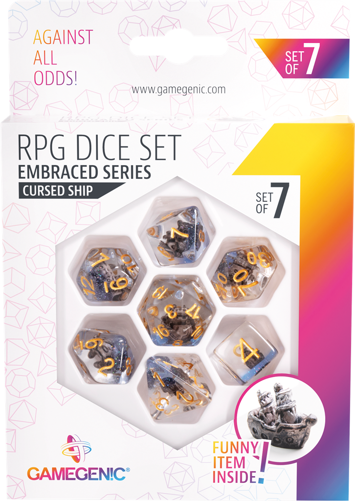Embraced Series -Cursed Ship- Set de 7 Dés JDR
