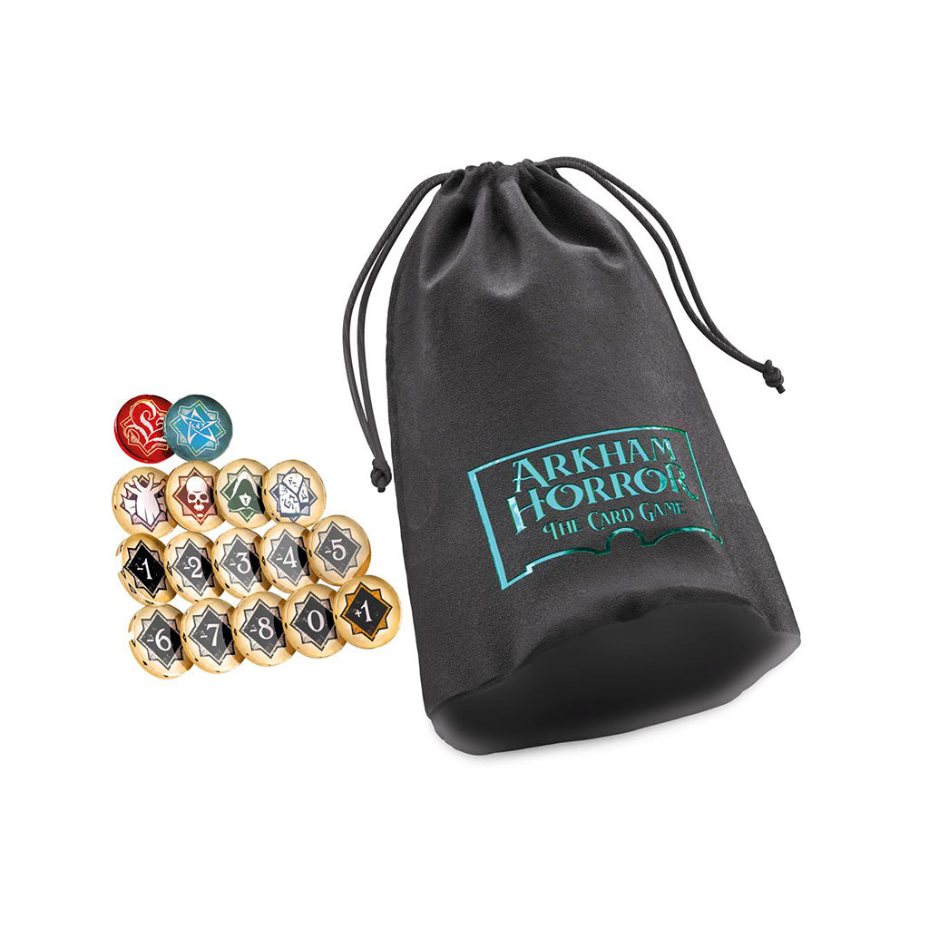 GG: Arkham JCE Chaos Tokens + Token Bag
