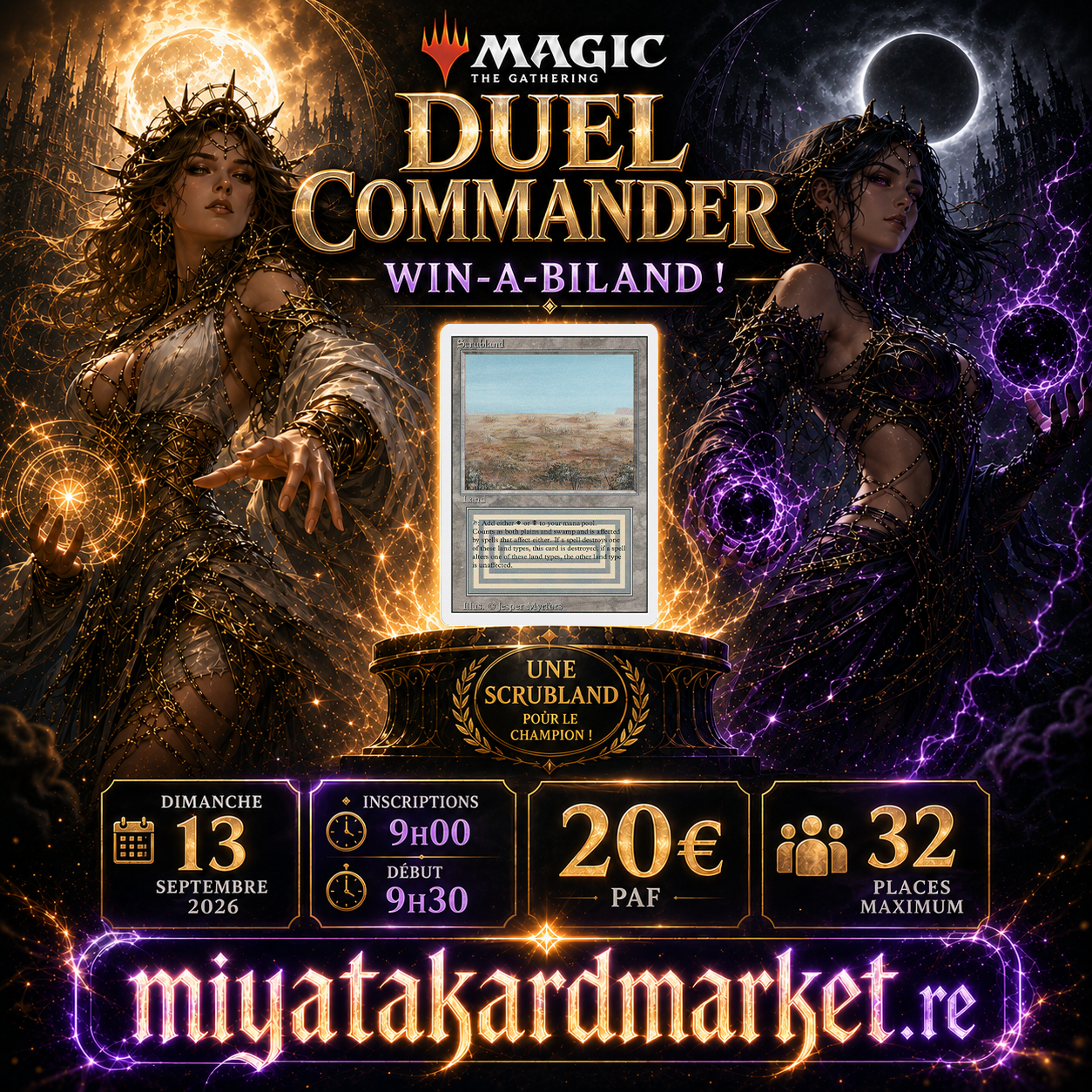 Magic - TOURNOI DUEL COMMANDER - WIN-A-BILAND ! - 13 Septembre 9h00