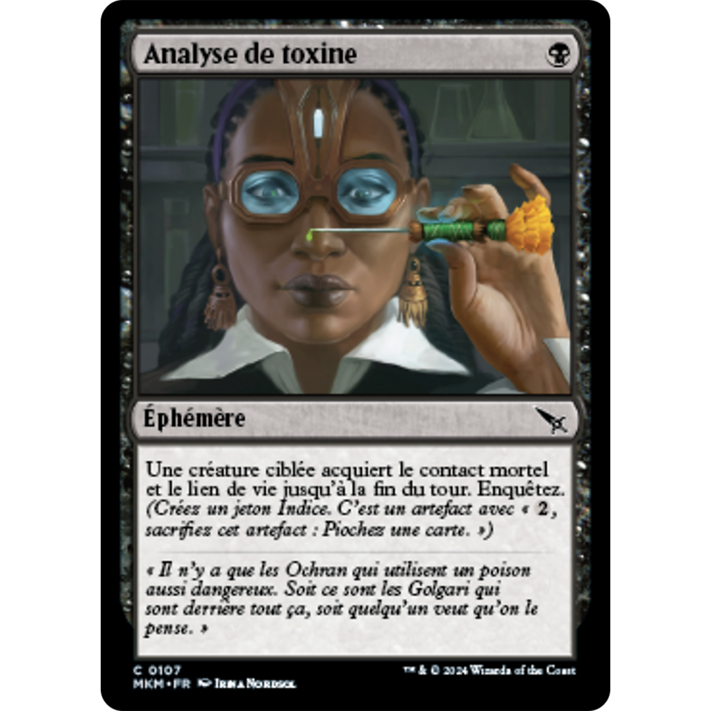 MKM Analyse de toxine